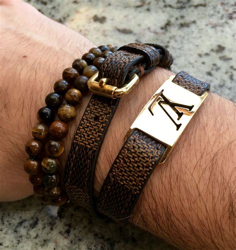 men's bracelets louis vuitton|Louis Vuitton men's gold bracelet.